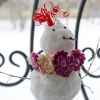 Веселый снеговик :: Любовь Яшник