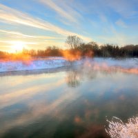 Морозные закаты января...2. :: Андрей Войцехов