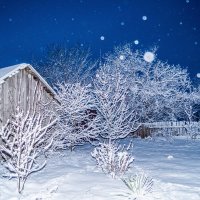 Зима в деревне :: Сергей Гибков