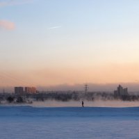 Морозным днём на берегу реки... :: Александр Попов