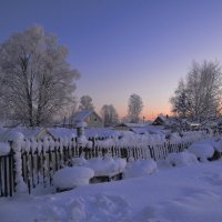 Деревенский пейзаж ,зимний. :: Ольга A.