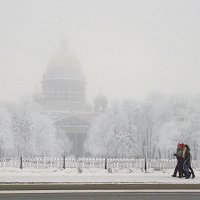 А Петербург зимой обласкан... :: Валентина Харламова