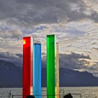 Цветовой аккорд. Монтрё. Набережная. The color chord. Montreux. Embankment. :: Юрий Воронов