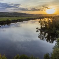 Весенний закат на Дону :: Юрий Клишин