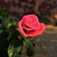 Необычная роза :: Marina Timoveewa