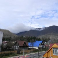 Туман над поселком :: Олег Романенко