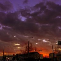 закат над городом :: Александр Прокудин