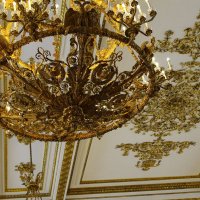 gold chandelier :: Юлия Анискина