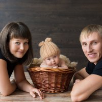 Папа,мама и малыш :: Первая Детская Фотостудия "Арбат"
