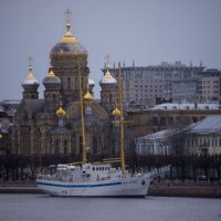 Успенский собор, Санкт-Петербург. Вид с Благовещенского моста :: Виктор М