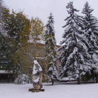 Зимняя  погода  в   Ивано - Франковске :: Андрей  Васильевич Коляскин