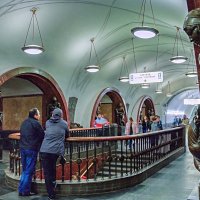 Москва Станция метро Площадь Революции . :: В и т а л и й .... Л а б з о'в
