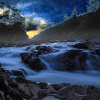 Мизунский водопад Карпаты :: Владимир Хижко