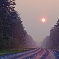 Рассвет в пути. :: Евгений Кузнецов