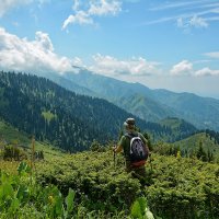 Турист в горах :: Горный турист Иван Иванов
