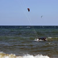 Кайт-серферы на волнах :: Ольга Мореходова