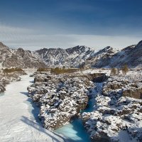 Катунские теснины в феврале :: Евгений ...