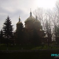 Деревянный   храм  в  Ворохте :: Андрей  Васильевич Коляскин