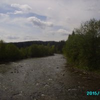 Горная   река   в   Ворохте :: Андрей  Васильевич Коляскин