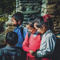 Путешествуя по Непалу...дети,школа,горы. :: Александр Вивчарик