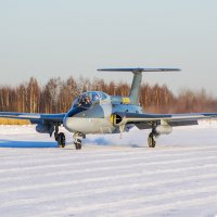 Зимние полеты Л-29 :: Евгений Лебедев