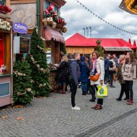 Рождественская ярмарка на берегу Рейна :: Witalij Loewin