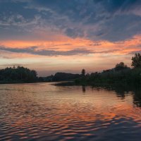 Закат на озере Городец :: Александр Березуцкий (nevant60)