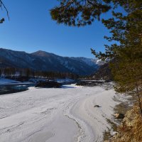 Катунь в Узюке. :: Валерий Медведев