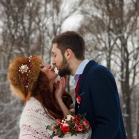 Зимний свадебный портрет :: Алексей Корнеев