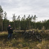 Осень. Фотограф. Хмурый вечер. :: Фёдор Куракин