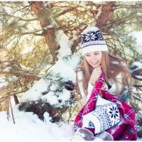 Морозко. Девушка в зимнем лесу. Фотограф Руслан Кокорев. :: Руслан Кокорев