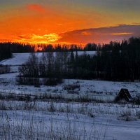 Зимний закат :: Валерий Талашов