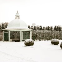 Петергоф в снегу :: Петр 