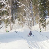 Кросс на снегоходах :: Ольга Тумбаева