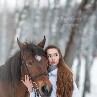 Зима с лошадьми :: Маргарита Гусева