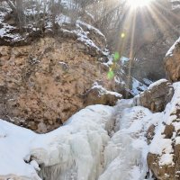 Зима на Медовых водопадах :: Мария Климова