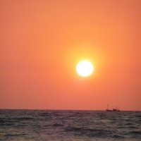 Закат на Индийскои океане :: Ольга Васильева