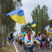 День независимости Украины в Краматорске. Донбасс - Украина :: Віктор .