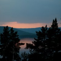 Закат на озере Тургояк :: Мария Ларионова