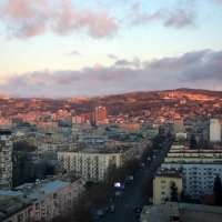 Вид из окна отеля Holiday Inn Tbilisi. :: Anna Gornostayeva