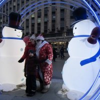 Дед Мороз под надёжной охраной :: Дмитрий Никитин