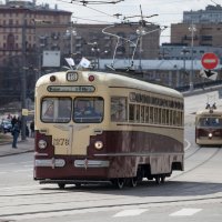 парад трамваев в Мск :: alex_belkin Алексей Белкин