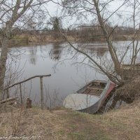 Деревенский причал. :: Виктор Евстратов