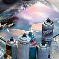 paint (или spray paint art) –рисунки спреем, которые наносятся на картон ... :: Оксана Пучкова