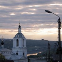 Вечер. Улица Смоленка :: Marina Bernackaya Бернацкая