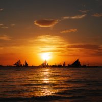 На просвет...Филиппинские закаты! :: Александр Вивчарик