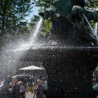 Хельсинки, фонтан, жара :: Андрей Илларионов