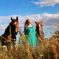 фотопрогулка с лошадьми :: Светлана Белкина