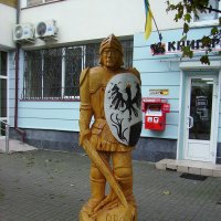 Деревянная   скульптура   в   Ивано - Франковске :: Андрей  Васильевич Коляскин
