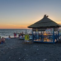 вечерний пляж, Адлер :: Алексей Лейба